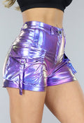 Paarse Holografische Cargo Short