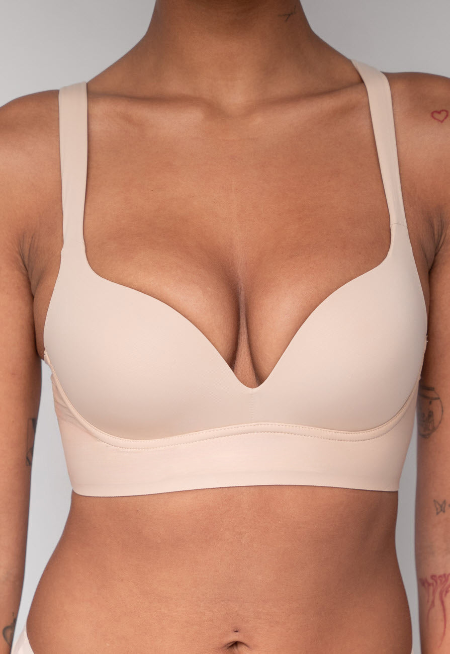Nude Naadloze Softstretch BH Zonder Beugel