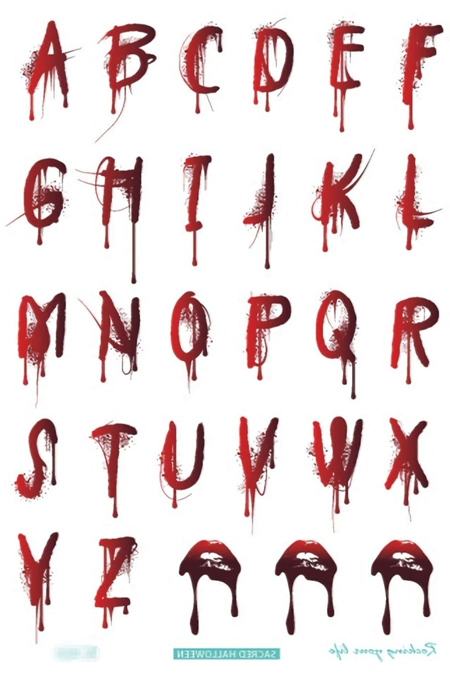 Horror Tijdelijke Tattoo