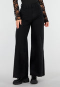 Denim Broek Zwart met High Waist