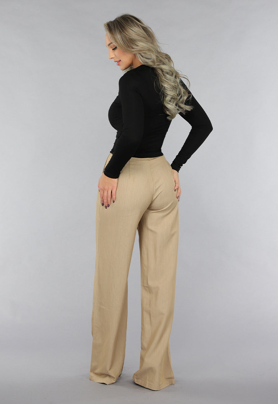 Longsleeve Zwarte Geplooide Top