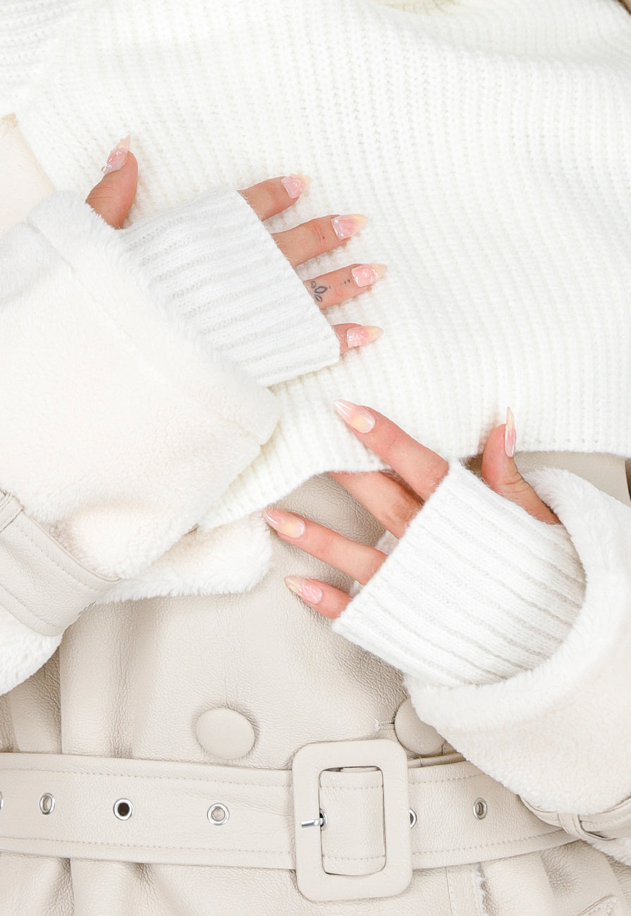 Gebreide Handschoenen met Vingeropening