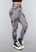 Stretchy Gym legging met Print en Overslag Taille