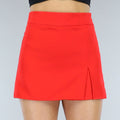Rode Aansluitende Skort met Split