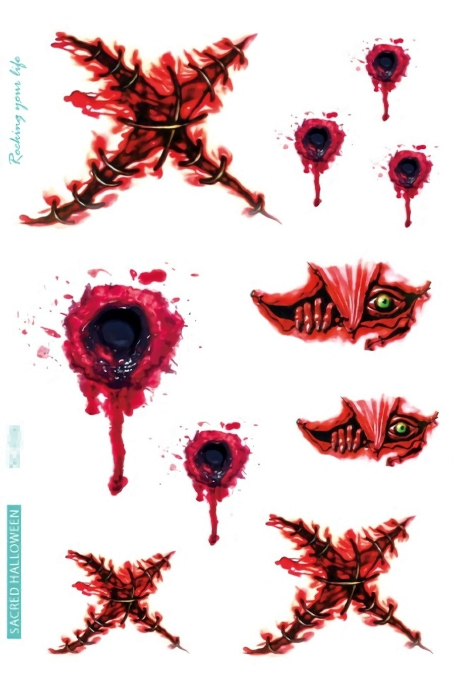 Horror Tijdelijke Tattoo