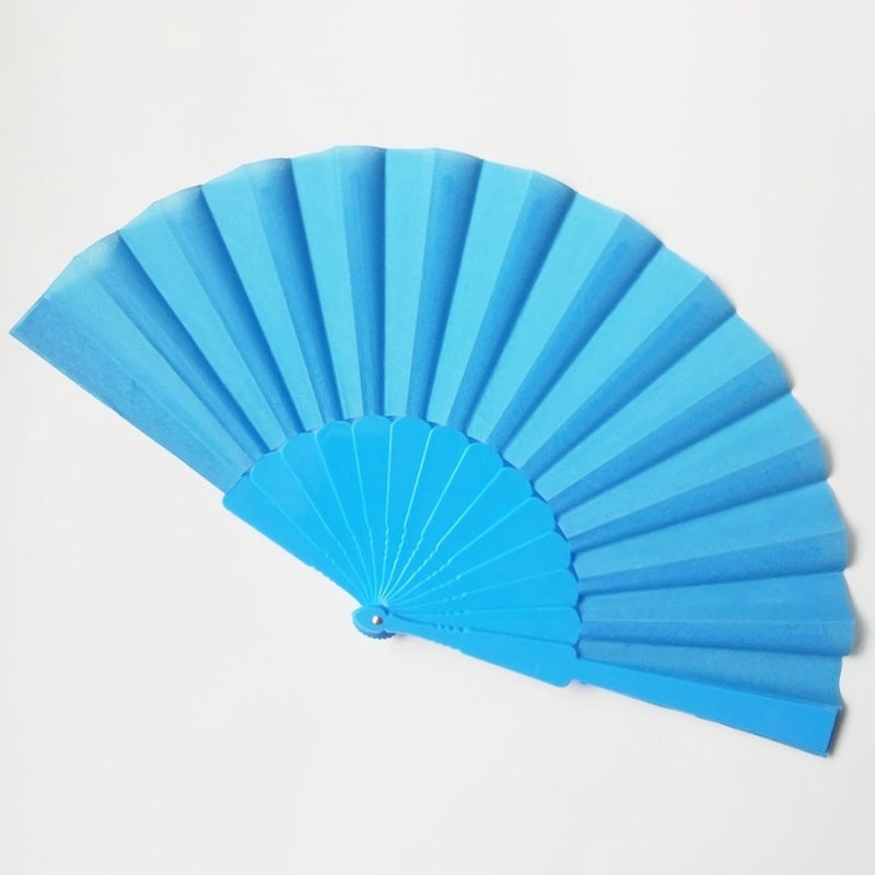 Stijlvolle Plastic Waaier Blauw