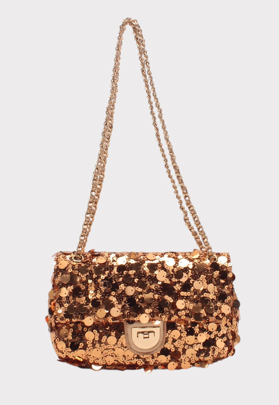 Gouden Tas met Pailletten