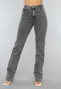 Redial Jeans Tall Grijze Straight Leg Jeans met Stretch