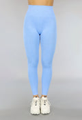 Blauwe High Waist Stretch Sport Legging