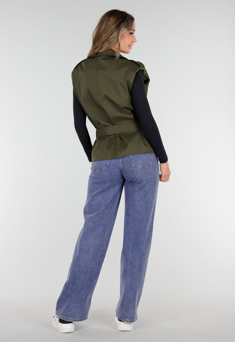 Overslag Gilet Groen