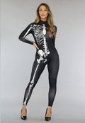 Aansluitend Skelet Jumpsuit