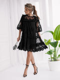 Boho Ibiza Jurk Zwart