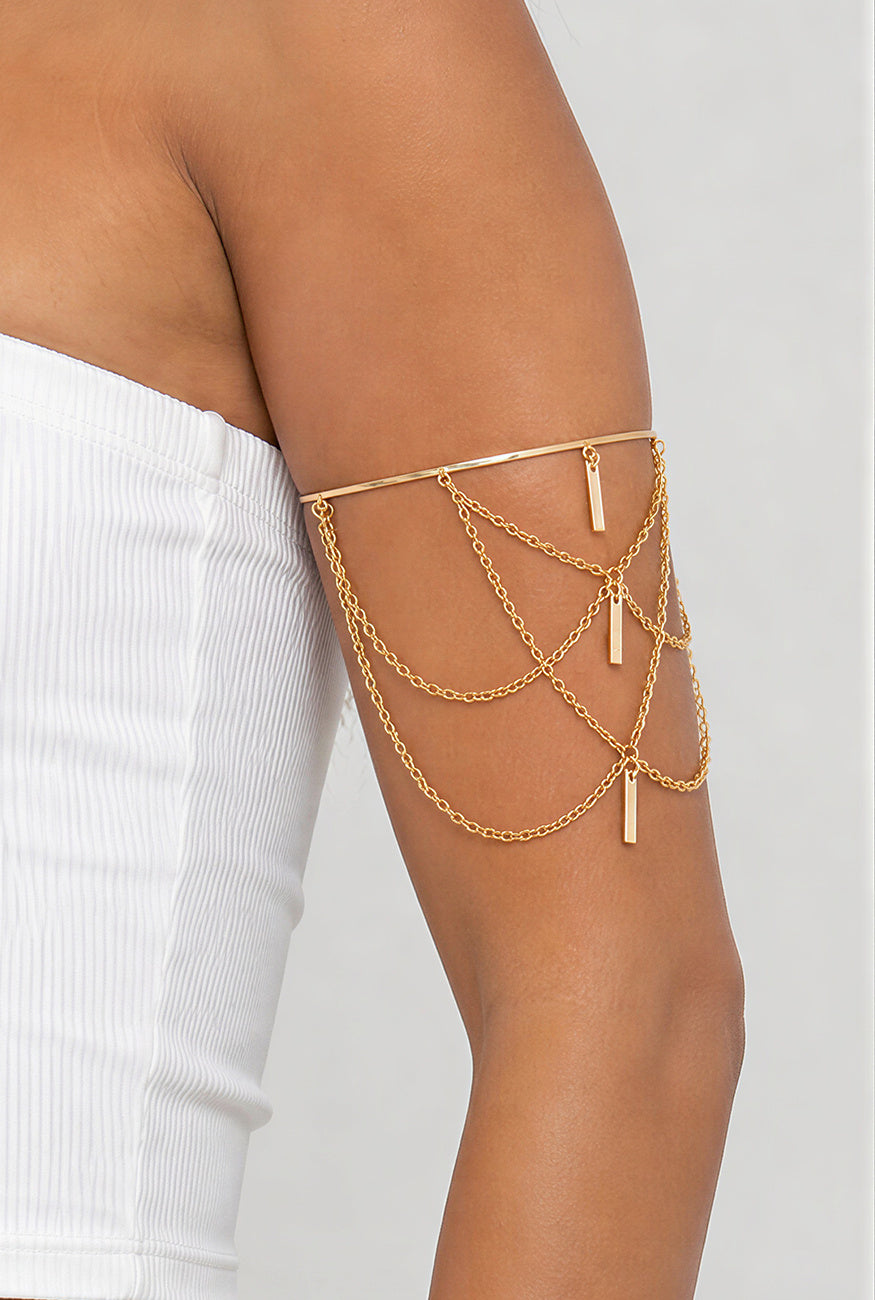Gouden Layered Arm Ketting